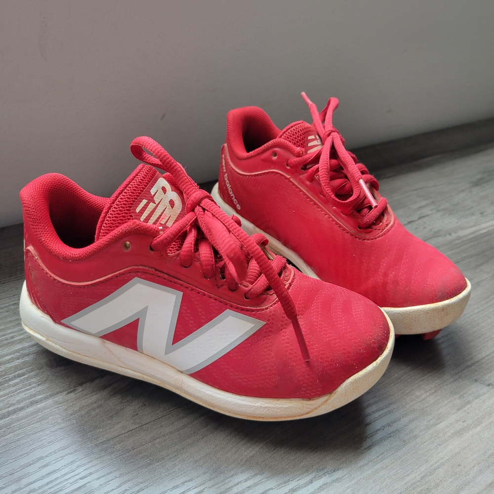 New Balance Red Baseball Cleats